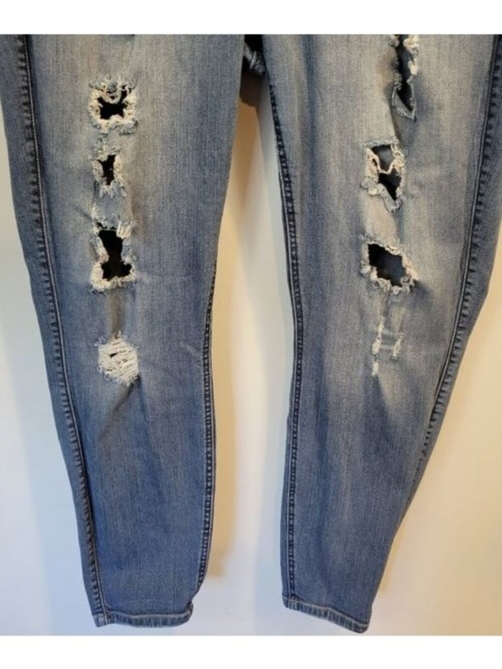 Torrid | Bombshell Skinny Premium Stretch High-Rise Destructed Jean - Picture 9 of 11